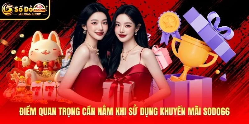 Điểm quan trọng cần nắm khi sử dụng khuyến mãi SODO66 Điểm quan trọng cần nắm khi sử dụng khuyến mãi SODO66